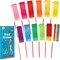 12pcs Dance Ribbons, Rainbow Gymnastics Ribbon Wands for Kids Dancer